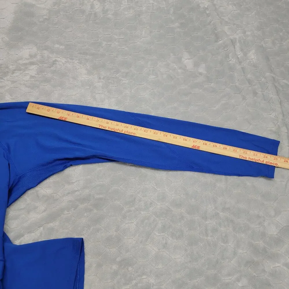 Nike Dri Fit Element Mens XL Blue Half Zip Running Pullover Jacket Shirt
